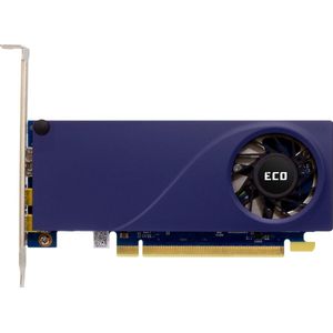 Sparkle Intel Arc A310 ECO, 4 GB GDDR6, 50 W TBP, korte beugel is inbegrepen, laag profiel, enkele ventilator, enkele sleuf, HDMI x1, Mini DisplayPort x2, SA310C-4G