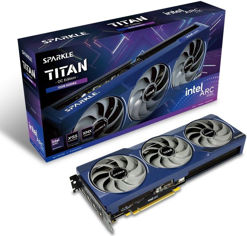 Sparkle - Intel Arc B580 TITAN OC - Videokaart - 12GB - GDDR6 - PCIe 4.0