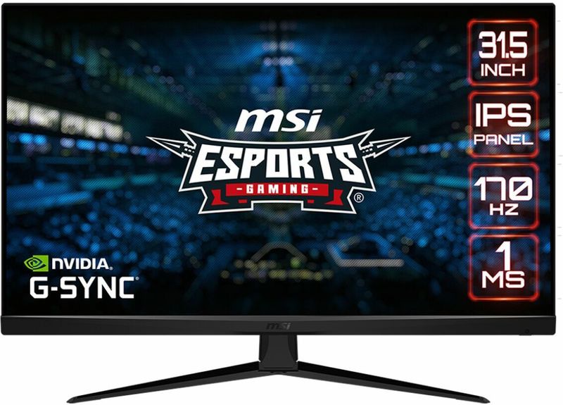 MSI G321Q computer monitor 80 cm (31.5 inch) 2560 x 1440 Pixels Wide Quad HD Zwart