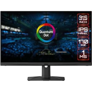 MSI MAG321QR QD - 31,5 inch platte gaming-monitor, IPS, WQHD (2560 x 1440, 16:9, G-SYNC compatibel, Quantum Dot, console FHD-modus tot 120Hz)