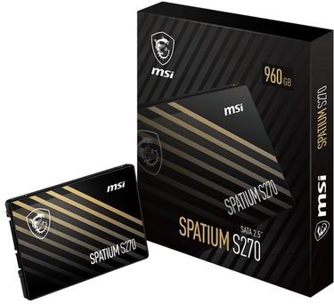 MSI Spatium S270 SATA 2.5 960GB 2.5" SATA III 3D NAND