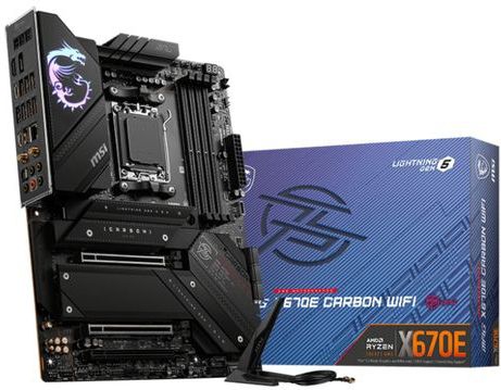 MSI MPG X670E CARBON WIFI - Moederbord - ATX - Socket AM5 - AMD X670 - DDR5