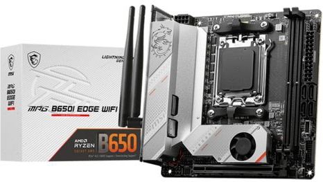 MSI MPG B650I EDGE WIFI - Moederbord - Mini-ITX - Socket AM5 - AMD B650 - DDR5