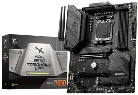 Moederbord - MSI MAG B650 TOMAHAWK WIFI - ATX - Socket AM5 - AMD B650 - DDR5 - Realtek ALC4080 - 2.5Gbps LAN