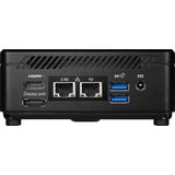 MSI Cubi 5 12M-002BEU-B51235UXX 0.66L sized PC Zwart Intel SoC i5-1235U