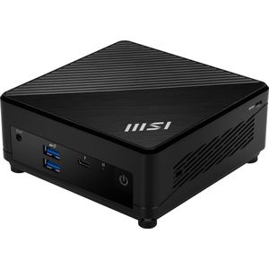 MSI Cubi 5 12M-002BEU-B51235UXX 0.66L sized PC Zwart Intel SoC i5-1235U