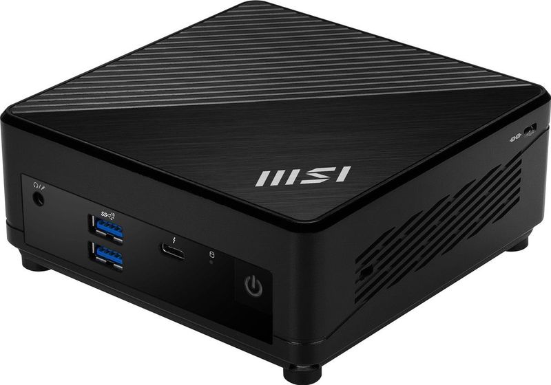 MSI Cubi 5 12M-002BEU-B51235UXX 0.66L sized PC Zwart Intel SoC i5-1235U