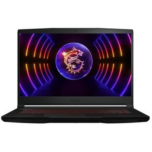 MSI Gaming Thin GF63 12VE-023FR Intel® Core™ i5 i5-12450H Laptop 39,6 cm (15.6") Full HD 16 GB DDR4-SDRAM 512 GB SSD NVIDIA GeForce RTX 4050 Wi-Fi 6 (802.11ax) Windows 11 Home Zwart