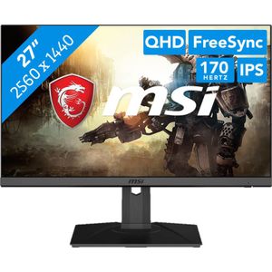 MSI G272QPF - QHD Rapid IPS Gaming Monitor - 170hz - 27 inch