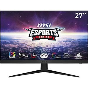 MSI Optix G2712DE (1920 x 1080 Pixels, 27""), Monitor, Zwart