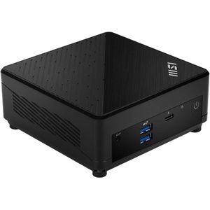 MSI Cubi 5 12M-021BDE, 0.66L sized PC, Mini PC barebone, Ethernet LAN, Wi-Fi 6E (802.11ax), 65 W