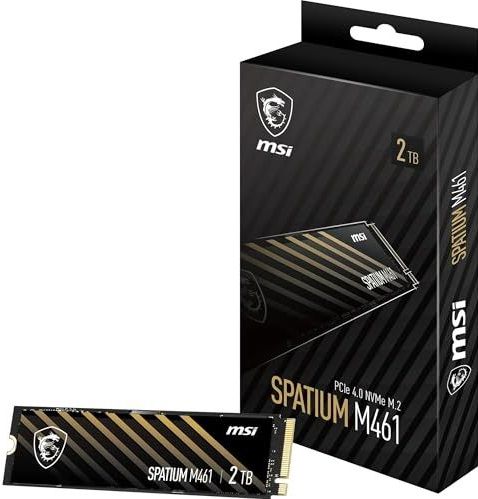 MSI - Spatium M461 - SSD - 2TB - M.2 Gen4 - PCIe 4.0