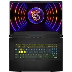 MSI Crosshair 17 C12VF-264XES Intel® Core™ i7 i7-12650H Laptop 43,9 cm (17.3") Full HD 32 GB DDR5-SDRAM 1 TB SSD NVIDIA GeForce RTX 4060 Wi-Fi 6 (802.11ax) Zwart
