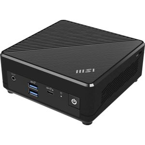 MSI Cubi N ADL-N200 BB 0.66L sized PC Zwart Intel SoC 3,7 GHz