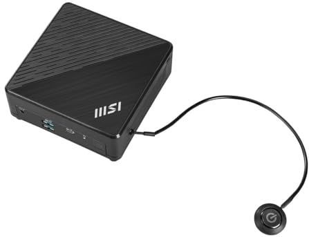 MSI Cubi N ADL-N100 BB 0.66L sized PC Zwart Intel SoC 3,4 GHz