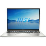 MSI Prestige 16 Studio A13VF-050BE Laptop 40,6 cm (16"") Quad HD+ Intel® Core™ i7 i7-13700H 16 GB LPDDR5-SDRAM 1 TB SSD NVIDIA GeForce RTX 4060 Wi-Fi 6E (802.11ax) Windows 11 Pro Zilver