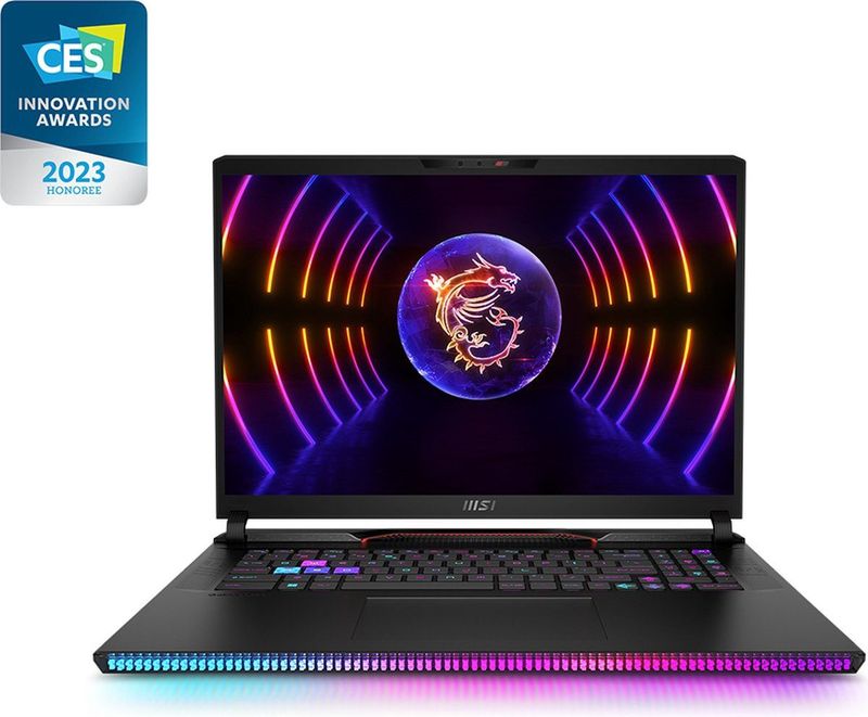 MSI Gaming GE78HX 13VG-034 Raider Intel® Core™ i7 i7-13700HX Laptop 43,2 cm (17") Quad HD+ 32 GB DDR5-SDRAM 2 TB SSD NVIDIA GeForce RTX 4070 Wi-Fi 6E (802.11ax) Windows 11 Home Zwart
