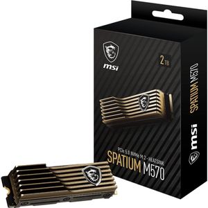 MSI SPATIUM M570 2TB - SSD - PCIe 5.0 - NVMe - M.2 - 2 TB - 2000 GB - 3D NAND