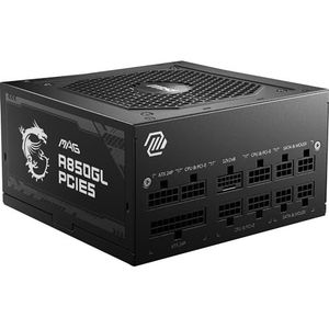 MSI MAG A850GL PCIE5 Netzteile - 850 Watt - 120 mm - ATX 3.0 - 80 Plus Gold zertifiziert