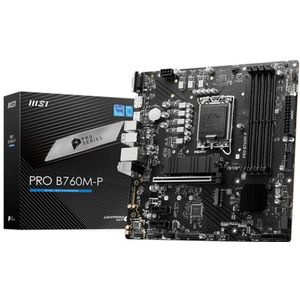 MSI PRO B760M-P - Micro ATX Moederbord - LGA1700 - B760 Chipset - DDR5