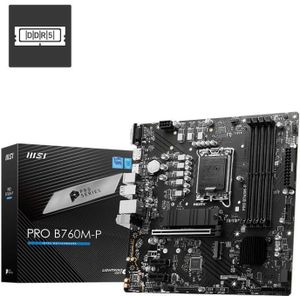 MSI PRO B760M-P - Micro ATX Moederbord - LGA1700 - B760 Chipset - DDR5