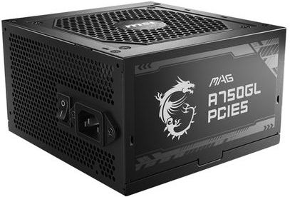 MSI MAG A750GL PCIE5 power supply unit 750 W 20+4 pin ATX ATX Zwart