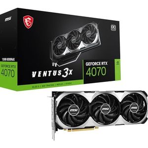 MSI V513-057R GeForce RTX 4070 VENTUS 3X 12G OC (12GB GDDR6X/PCI Express 4.0/2520MHz/21000MHz)