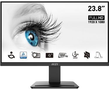 MSI Pro MP2412 computer monitor 60,5 cm (23.8") 1920 x 1080 Pixels Full HD LCD Zwart