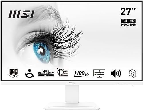 MSI - Pro MP273AW - Monitor - Wit - 27 inch - Full HD
