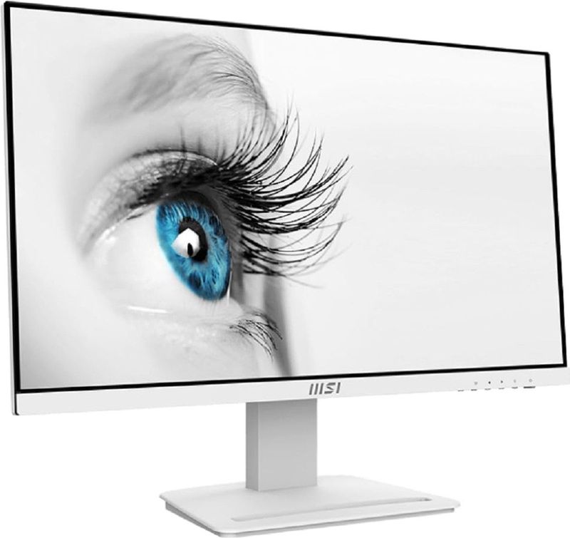 MSI - PRO MP243XWDE - Monitor - Wit - IPS-paneel - Oogvriendelijke Technologie