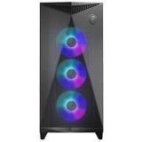 MSI MPG GUNGNIR 300R AIRFLOW - PC Case - Behuizing - Compatibel voor ATX, EATX, ITX, micro ATX - Zwart