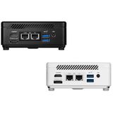 MSI Cubi 5 12M Intel® Core™ i3 i3-1215U DDR4-SDRAM Windows 11 Home Mini PC Mini PC barebone Zwart