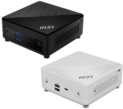 MSI Cubi 5 12M Intel® Core™ i3 i3-1215U DDR4-SDRAM Windows 11 Home Mini PC Mini PC barebone Zwart