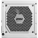MSI MAG A850GL PCIE5 White Voeding - 850W - ATX12V 3.0 - 80 Plus Gold - Wit