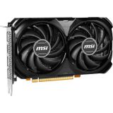 MSI GeForce RTX 4060 Ventus 2X Black 8G OC Grafikkarte -NVIDIA RTX 4060, 8 GB GDDR6 Speicher, 17 Gbps, PCIe 4.0, DLSS3