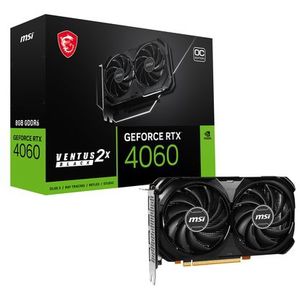 MSI NVIDIA GeForce RTX 4060 VENTUS 2X BLACK 8G OC Videokaart