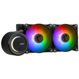 CPU koeling - MSI MAG Coreliquid E240 - Vloeistofkoelsysteem processor - 240 mm - 2x 120 mm RGB fan - Zwart