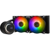 CPU koeling - MSI MAG Coreliquid E240 - Vloeistofkoelsysteem processor - 240 mm - 2x 120 mm RGB fan - Zwart