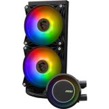 CPU koeling - MSI MAG Coreliquid E240 - Vloeistofkoelsysteem processor - 240 mm - 2x 120 mm RGB fan - Zwart