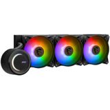 CPU koeling - MSI MAG CORELIQUID E360 WHITE - Vloeistofkoelsysteem processor - 360 mm - 3x 120 mm RGB fan - Zwart