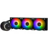 CPU koeling - MSI MAG CORELIQUID E360 WHITE - Vloeistofkoelsysteem processor - 360 mm - 3x 120 mm RGB fan - Zwart