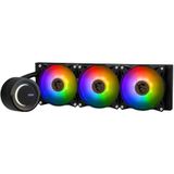 CPU koeling - MSI MAG CORELIQUID E360 WHITE - Vloeistofkoelsysteem processor - 360 mm - 3x 120 mm RGB fan - Zwart