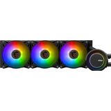 CPU koeling - MSI MAG CORELIQUID E360 WHITE - Vloeistofkoelsysteem processor - 360 mm - 3x 120 mm RGB fan - Zwart