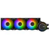 CPU koeling - MSI MAG CORELIQUID E360 WHITE - Vloeistofkoelsysteem processor - 360 mm - 3x 120 mm RGB fan - Zwart