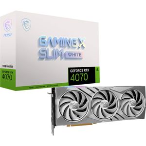 MSI RTX4070 GAM X SLIM WIT (12 GB), Videokaart