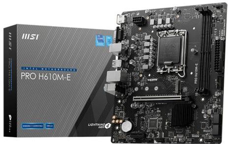 MSI PRO H610M-E moederbord