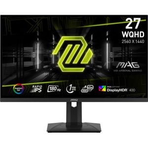 MSI MAG 274QRF QD E2 - QHD Gaming Monitor - Rapid IPS - Quantum Dot - USB C 65W - 180hz - 27 Inch