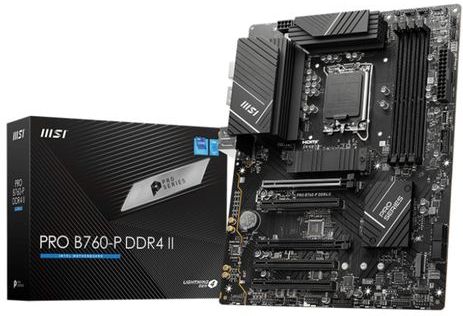 MSI PRO B760-P DDR4 II moederbord Intel B760 LGA 1700 ATX