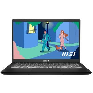 MSI - Modern 15 B12MO-640PL - Notebook - Zwart - 15,6 inch - Intel Core i5-1235U - 16GB RAM - 512GB SSD