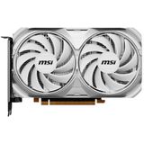 MSI NVIDIA GeForce RTX 4060 VENTUS 2X WHITE 8G OC Videokaart 8GB GDDR6 PCIe 1x HDMIa 3x DisplayPort